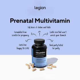 Capsules de LEGION Triumph Multivitamines Prénatales