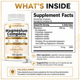 Capsules de Lence Complément Magnésium Complet sur une surface blanche