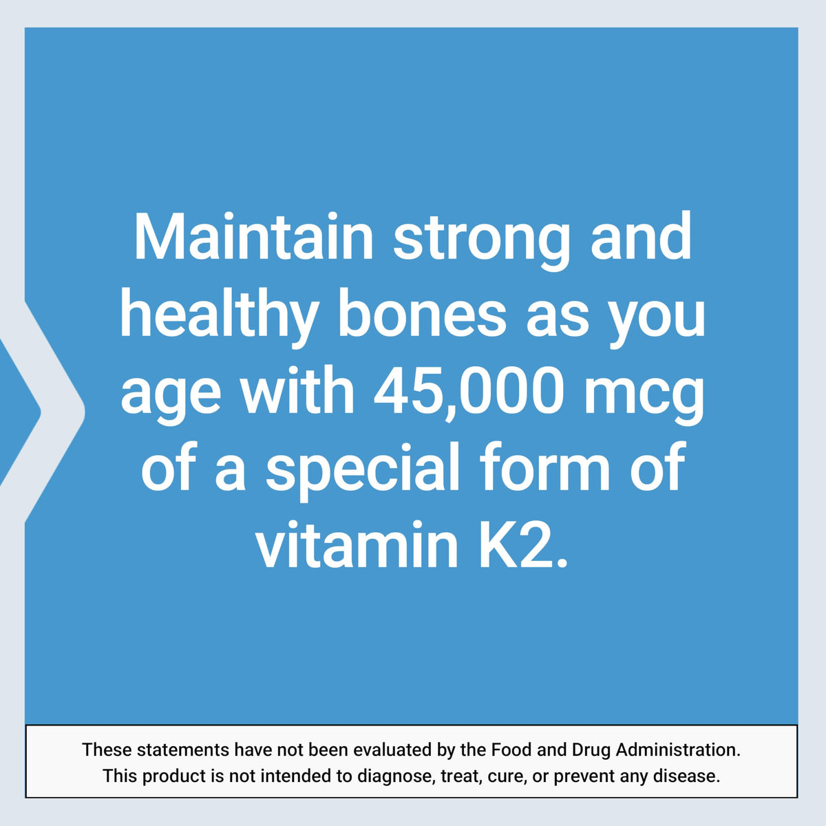 Capsules de Life Extension Mega Vitamin K2, prise quotidienne