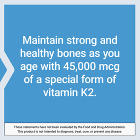Capsules de Life Extension Mega Vitamin K2, prise quotidienne
