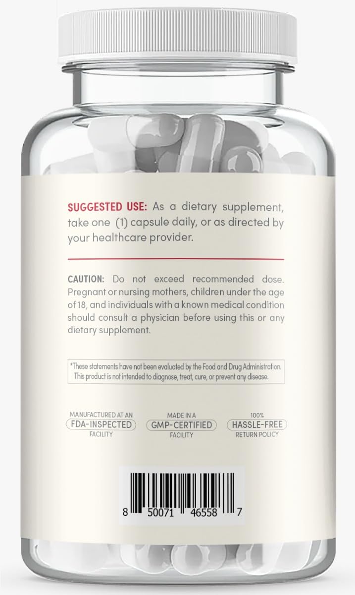Capsules de Luthéine et Lycopène Clear Formulas dans un flacon