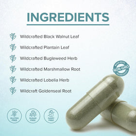 Capsules de LymphX Healthy Day Supplements sur une table