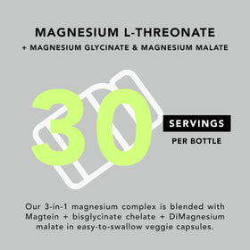Capsules de magnésium AMANDEAN dans une main