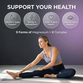 Capsules de magnésium Clean Nutraceuticals dans l'emballage