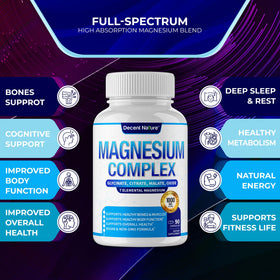 Capsules de Magnésium DECENT NATURE sur une cuillère