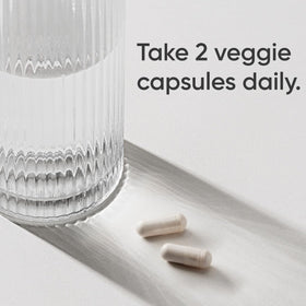 Capsules de Magnésium Glycinate de Sports Research, vue latérale