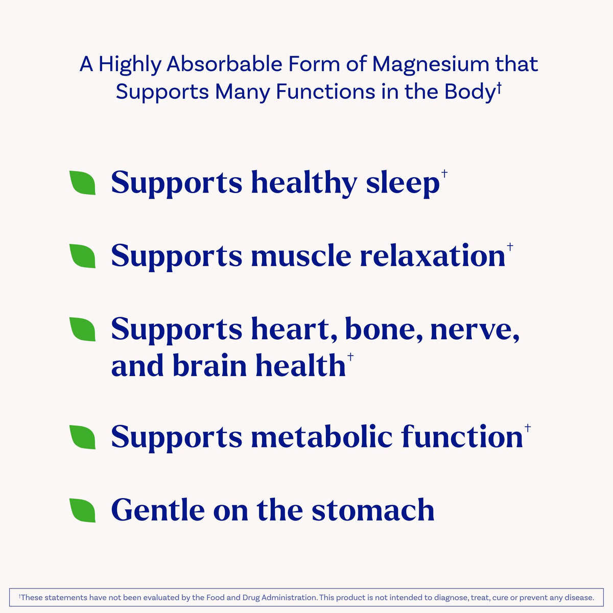 Capsules de magnésium glycinate Natrol sur une surface blanche