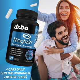 Capsules de Magnésium L-Thréonate DR. BO avec des ingrédients