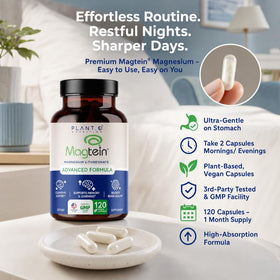 Capsules de Magnésium L-Thréonate sur une table en bois