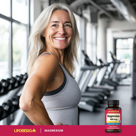 Capsules de magnésium Lindberg dans une main