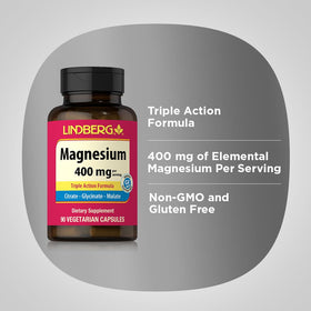 Capsules de Magnésium Lindberg sur un fond neutre