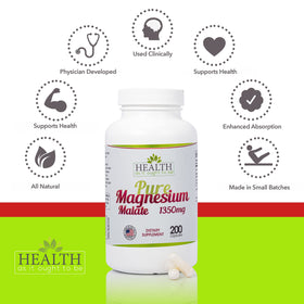 Capsules de Magnésium Malate sur une surface en bois