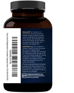 Capsules de Magnésium NatureBell dans une main