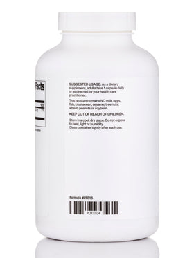 Capsules de magnésium oxyde PureFormulas montrant la taille et la forme
