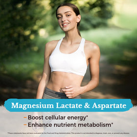 Capsules de Magnésium Vitalitown sur une cuillère