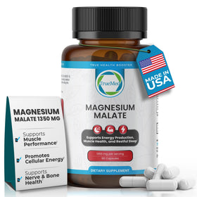 Capsules de Malate de Magnésium TRUEMED vue de face