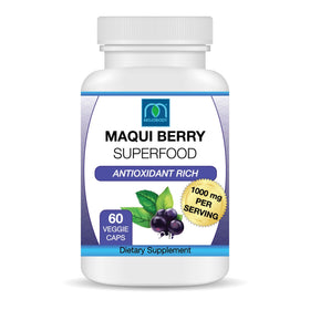 Capsules de Maqui Berry MOJObody 1000mg vue de face