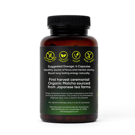 Capsules de Matcha Vert Cérémonial Bio EnjoyGevity prêtes à consommer