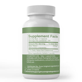 Capsules de Melon Amer en gros plan