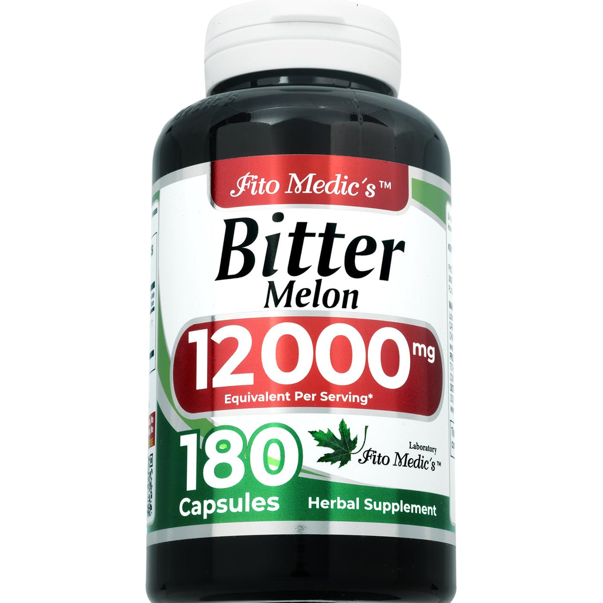 Capsules de melon amer FITO MEDIC'S sur fond blanc