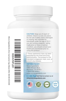Capsules de Micro Ingredients prêtes à être consommées