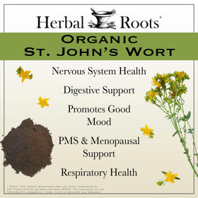 Capsules de Millepertuis Bio Herbal Roots, vue de dessus