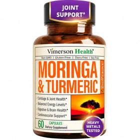 Capsules de Moringa 4:1 Vimerson Health en bouteille