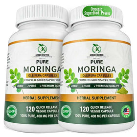 Capsules de Moringa Bio MEDI BOTIC 800mg vue de face