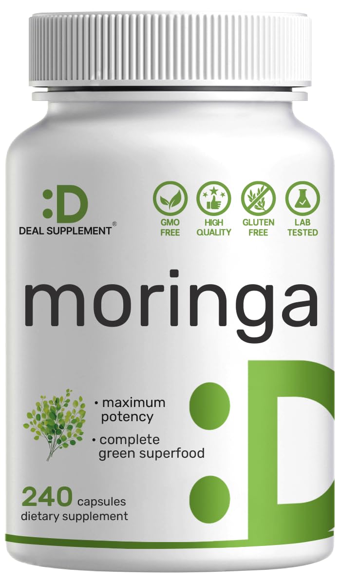 Capsules de moringa DEAL SUPPLEMENT 240 capsules en pot