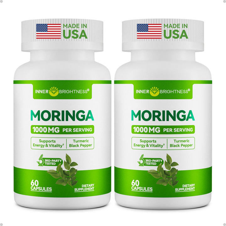 Capsules de Moringa Inner Brightness 1000 mg vue de face
