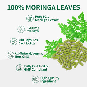 Capsules de Moringa KangRiXin avec étiquette claire