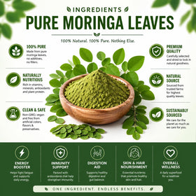 Capsules de Moringa Organic Aura sur une table