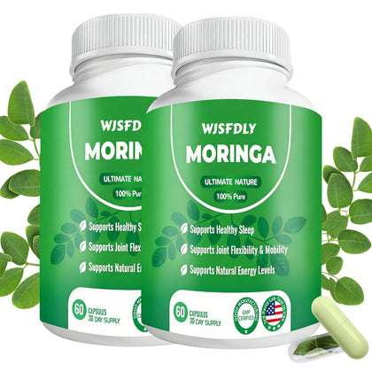 Capsules de Moringa WJSFDLY 800 mg vue de face