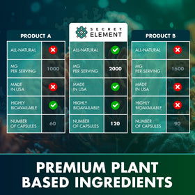Capsules de mousse de mer avec des plantes en arrière-plan