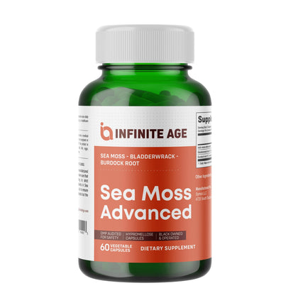 Capsules de mousse de mer INFINITE AGE 1250mg vue de face