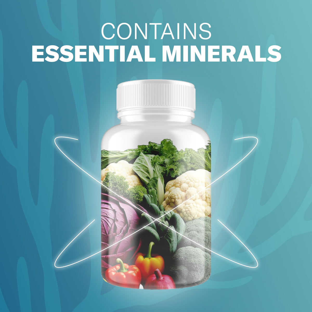 Capsules de mousse de mer TrueSeaMoss, vue de côté