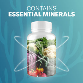 Capsules de mousse de mer TrueSeaMoss, vue de côté