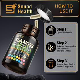Capsules de mousse irlandaise SoundHealth dans une main