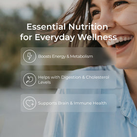 Capsules de multivitamine Livingood Daily sur une table
