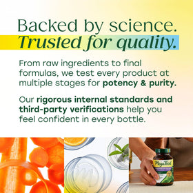 Capsules de multivitamines MegaFood sur une table en bois