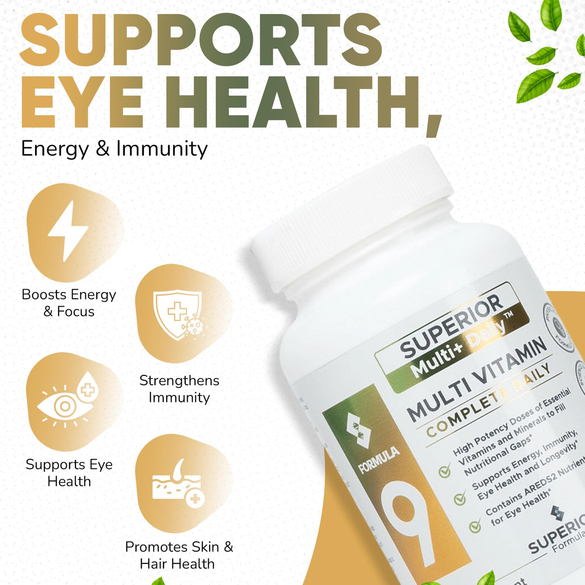 Capsules de Multivitamines Methylées dans une main