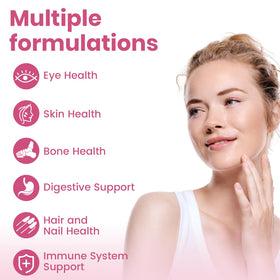Capsules de multivitamines Sambugra, vue de près