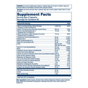 Capsules de multivitamines SOLARAY sur fond blanc