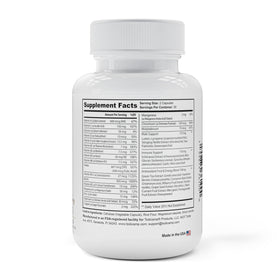 Capsules de multivitamines TODICAMP pour hommes, vue de près