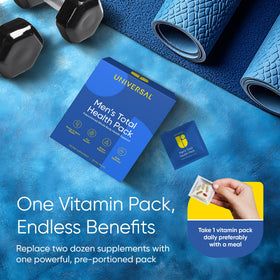 Capsules de Multivitamines Total Health avec Oméga-3 et Saw Palmetto