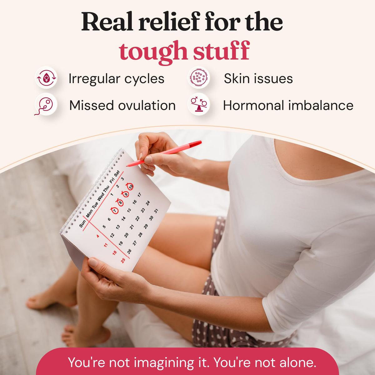 Capsules de Myo & D-Chiro Inositol sur une surface blanche
