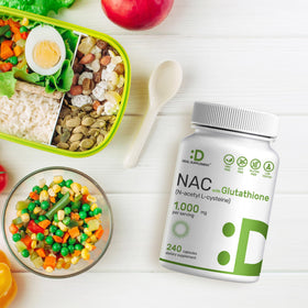 Capsules de NAC et Glutathion en prise