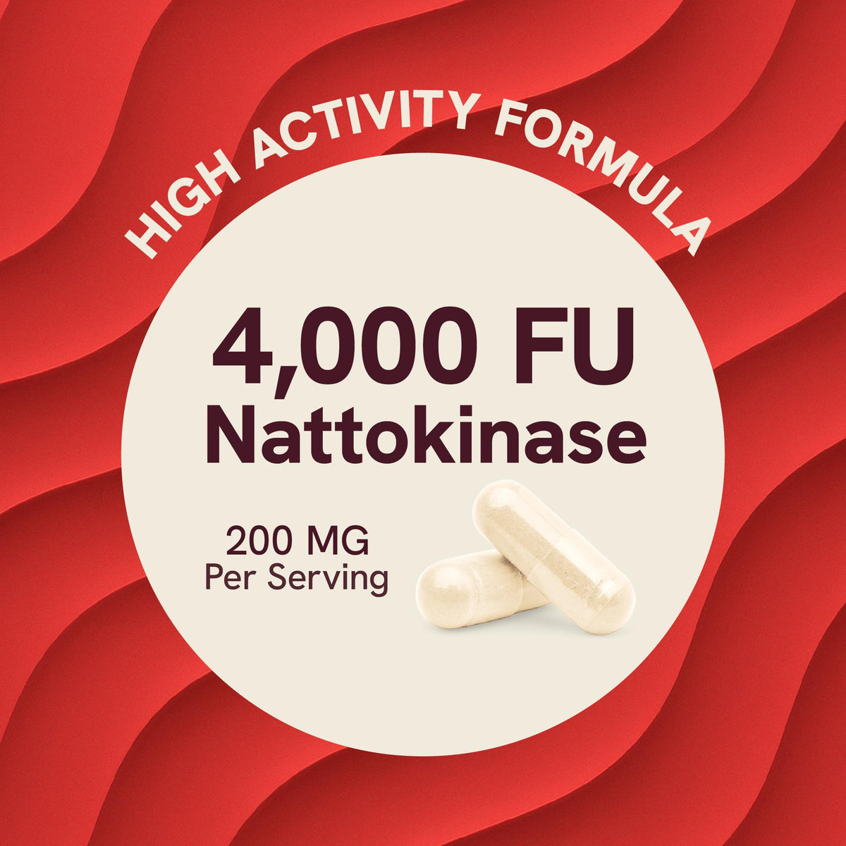 Capsules de Nattokinase 200 mg SMNutrition sur une surface blanche