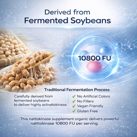 Capsules de Nattokinase DXWXH ouvertes avec une capsule à côté