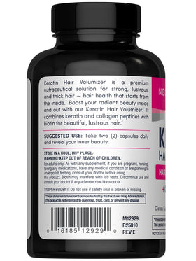 Capsules de NeoCell Volumisateur de Cheveux sur une surface blanche
